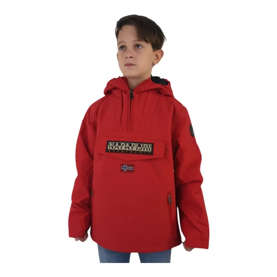 Gepolsterte Nylon Kapuzenjacke
