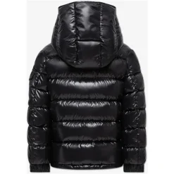 Gepolsterte Schwarze Steppjacke für Kinder