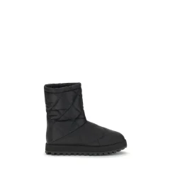 Gepolsterte Stiefel mit Diamantmuster