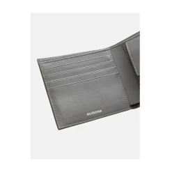 Geprägte Lederbrieftasche