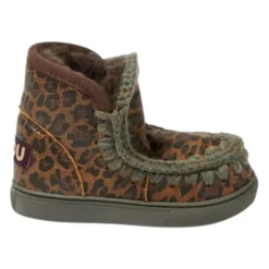Gepunktete Flache Schuhe Eskimo Stil