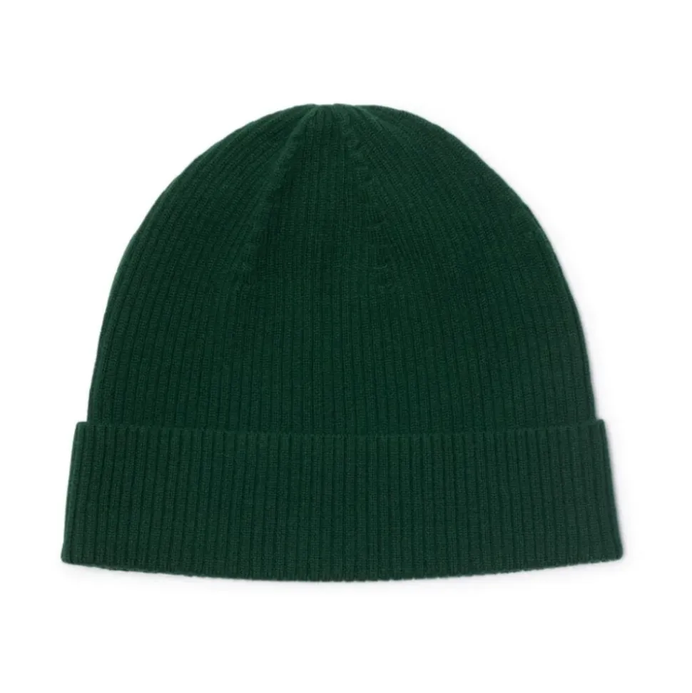 Gerippte Beanie Mütze