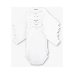 Geschenkset: Bodysuit 7er-Pack, Haarbürste und Zahndose.