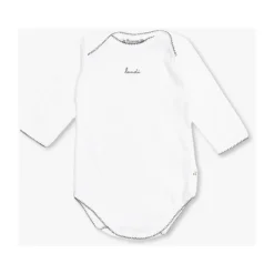 Geschenkset: Bodysuit 7er-Pack, Haarbürste und Zahndose.