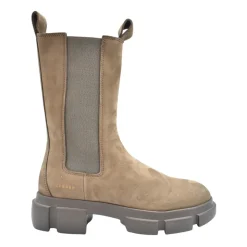 Geschnürte braune Chelsea Boots