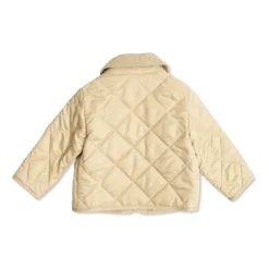 Gesteppte Jacke mit Kordkragen