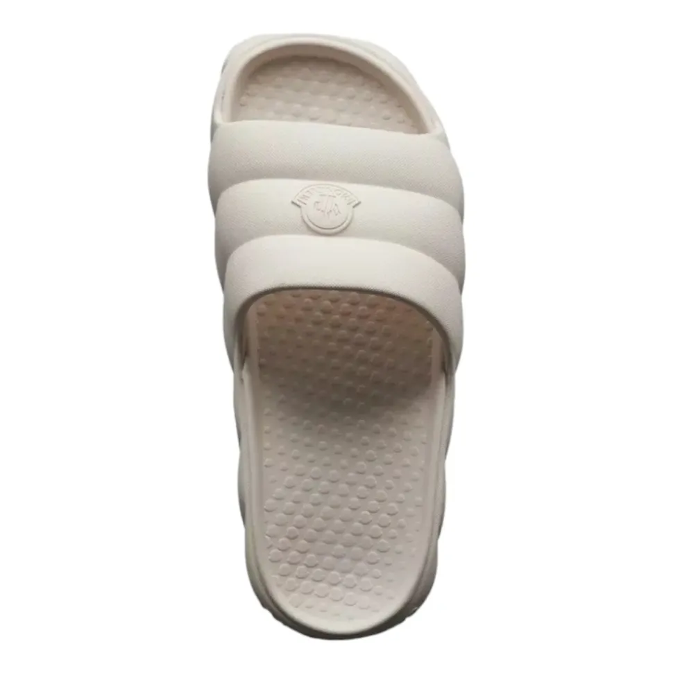 Gesteppte Offwhite Sommer-Sliders