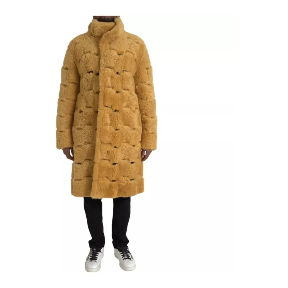 Gesteppter Shearling Mantel