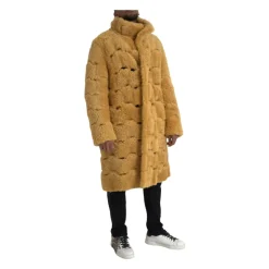 Gesteppter Shearling Mantel