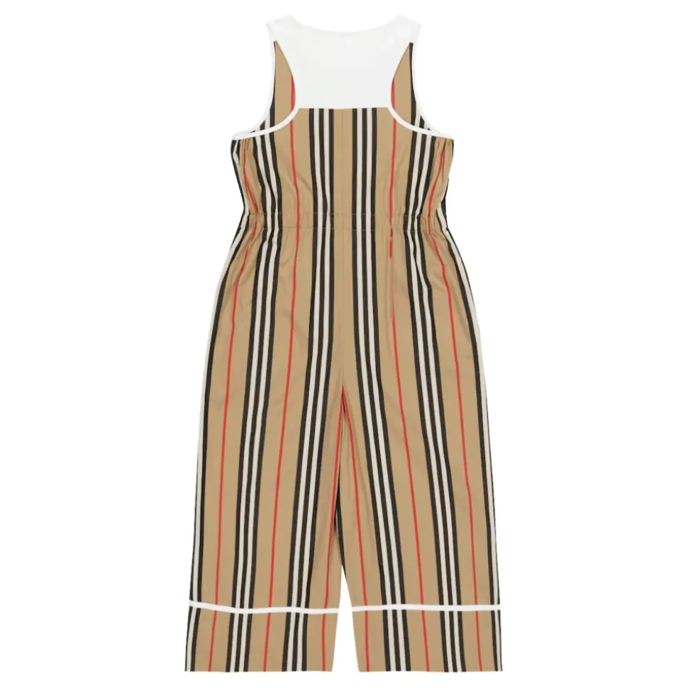 Gestreifter Baumwoll-Jumpsuit