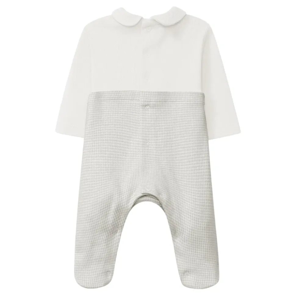 Gestreifter Dungaree-Spielanzug