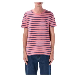 Gestreiftes Baumwolljersey-T-Shirt