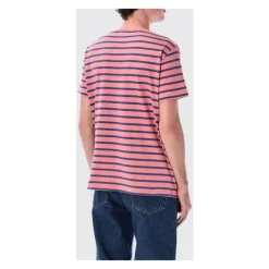 Gestreiftes Baumwolljersey-T-Shirt