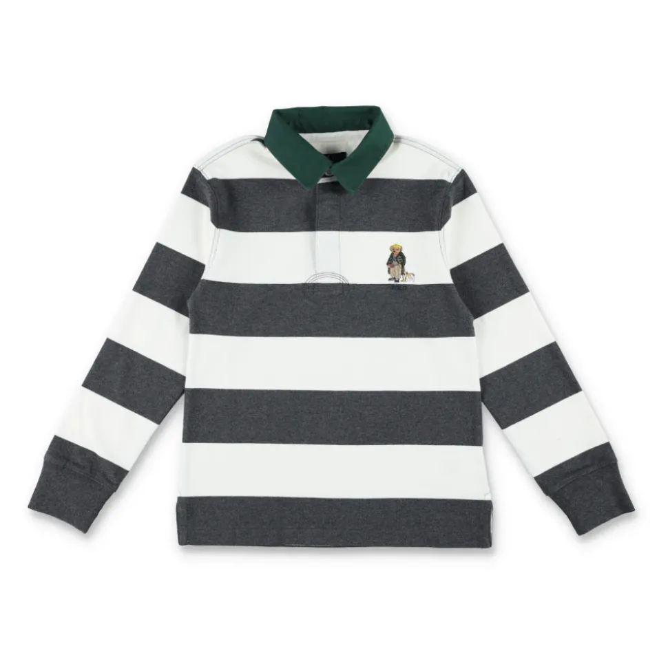 Gestreiftes Polo Bear Rugby-Shirt