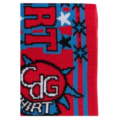 Gestrickter Jacquard-Fußballschal aus Acryl