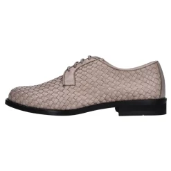 Gewebte Leder Schnürschuhe