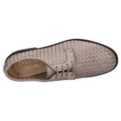 Gewebte Leder Schnürschuhe