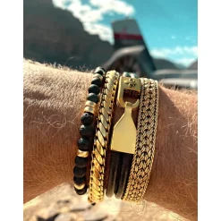 Gold Geflochtenes Armband
