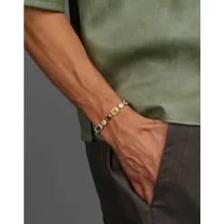 Gold Gemstone Bracelet