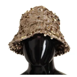 Gold Sequin Eimer Hut
