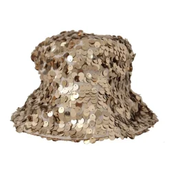 Gold Sequin Eimer Hut