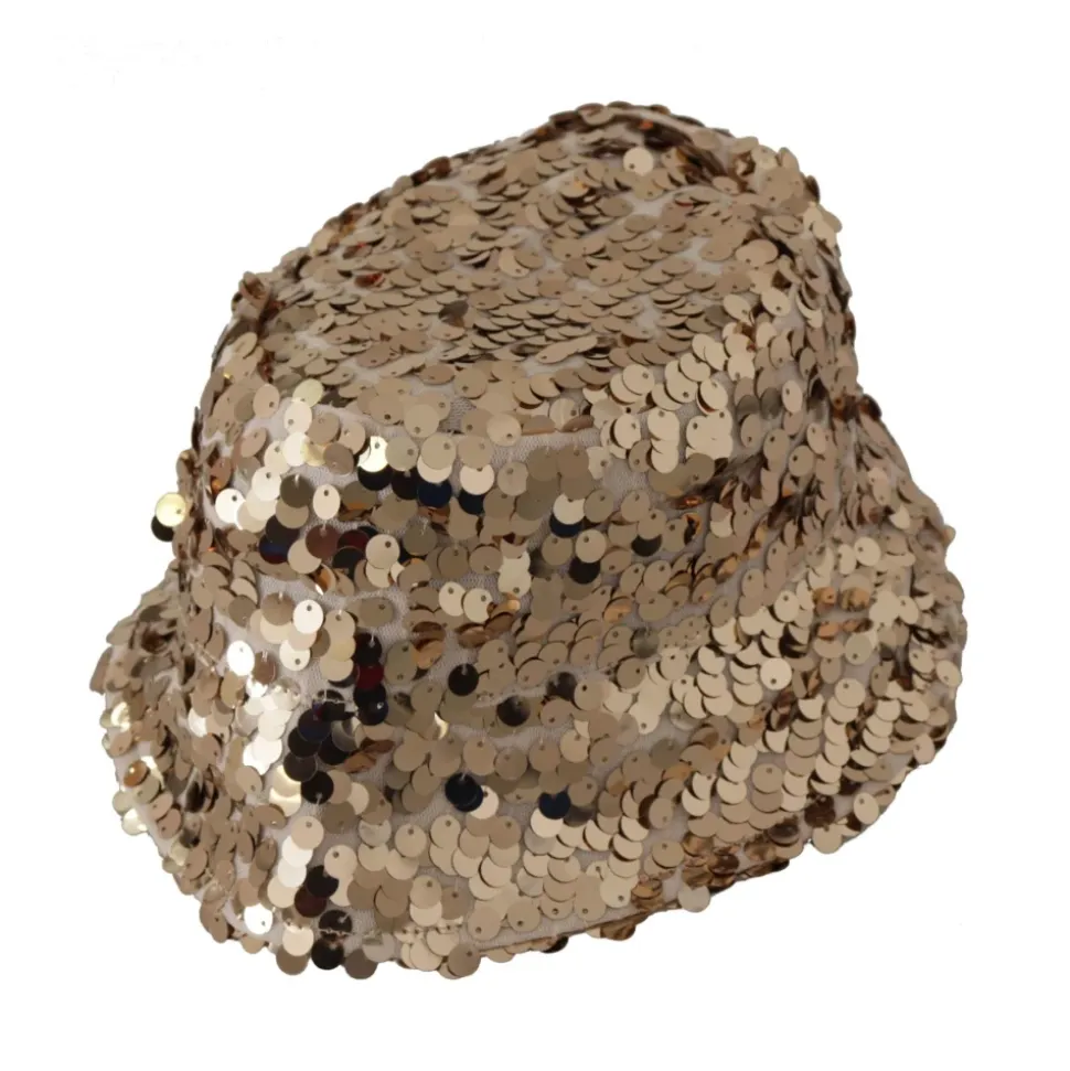 Gold Sequin Eimer Hut