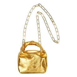 Goldene Micro Hobo Tasche
