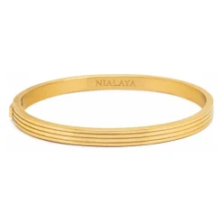 Goldfarbenes Gentleman Armreif