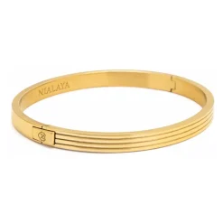Goldfarbenes Gentleman Armreif