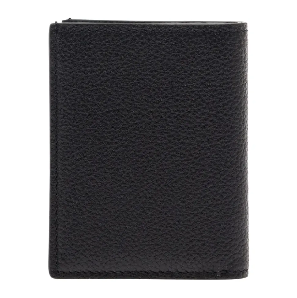Grain Leather Faltkartenetui