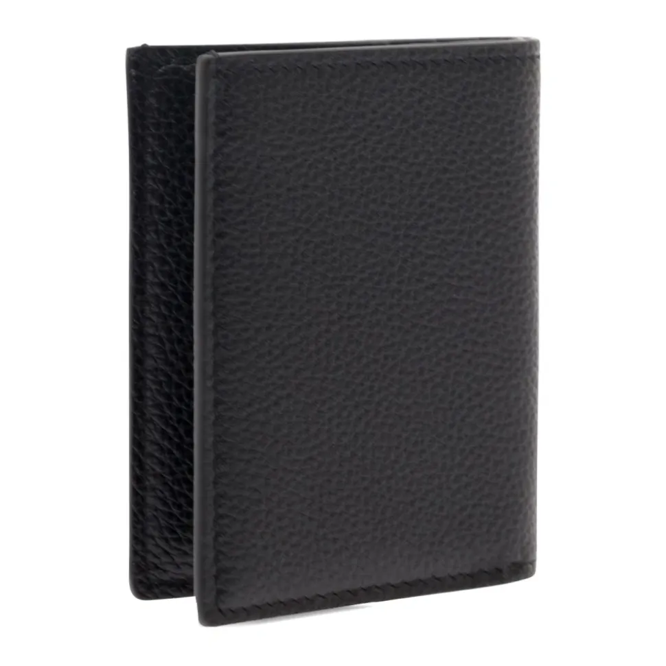 Grain Leather Faltkartenetui