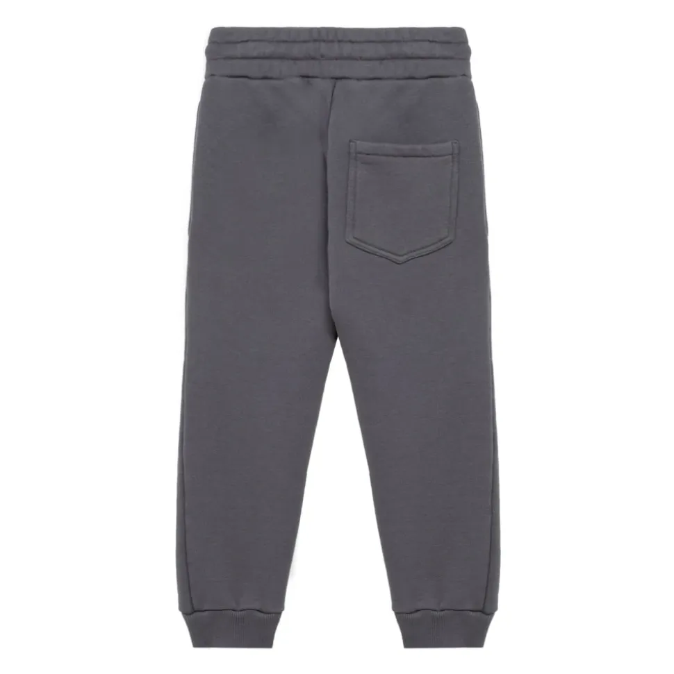 Graue Baumwoll-Sweatpants für Kinder