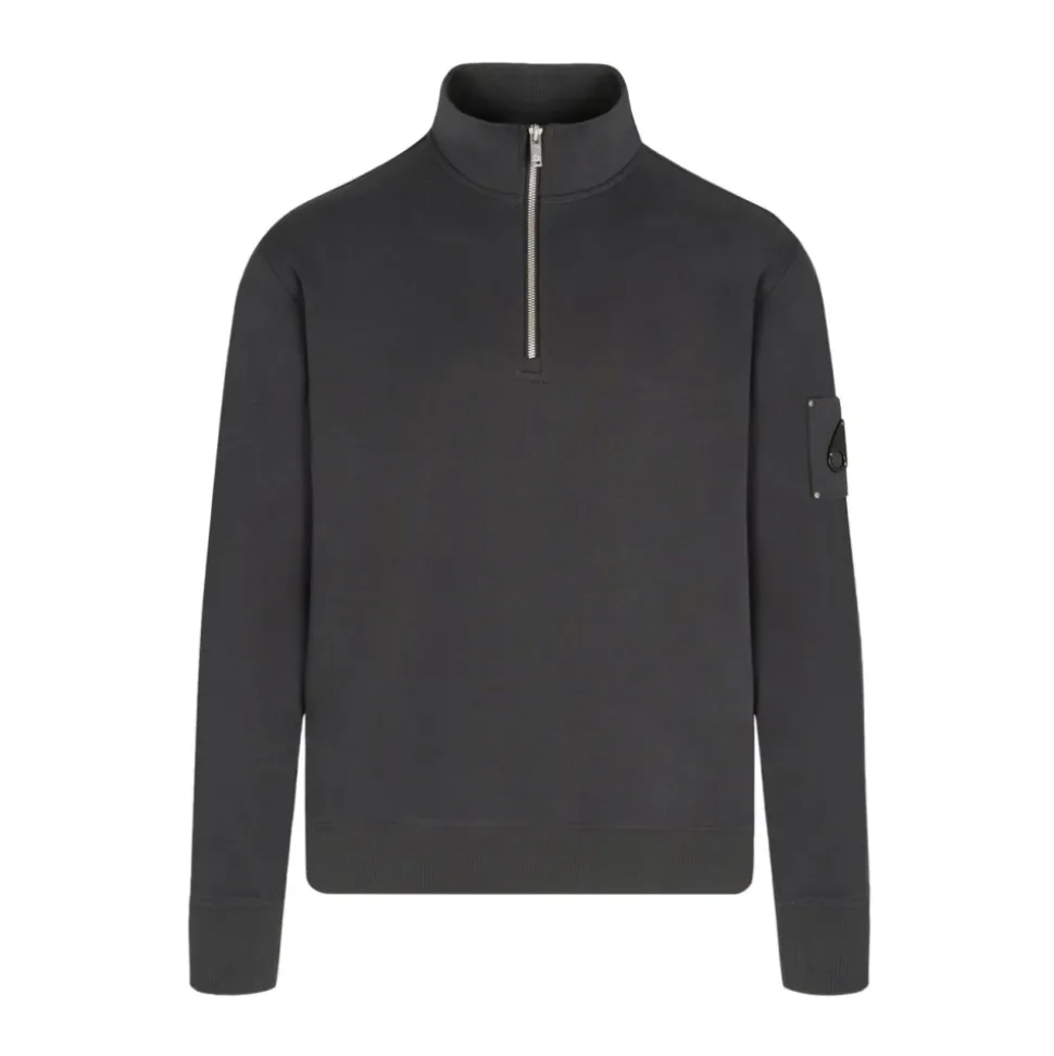 Grauer 1/4 Zip Sweatshirt Zement