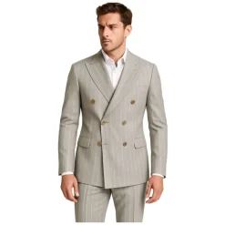 Graues Milano Doppelreiher Kleid