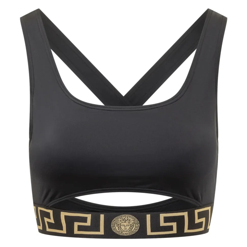 Greca Border Bikini Top