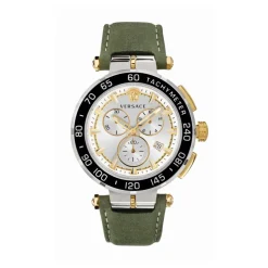 Greca Chrono Lederarmband Uhr