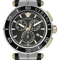 GRECA Chronograph Lederarmbanduhr