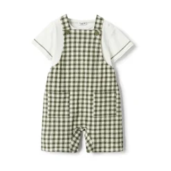 Grüne Baumwollkleider für Babys