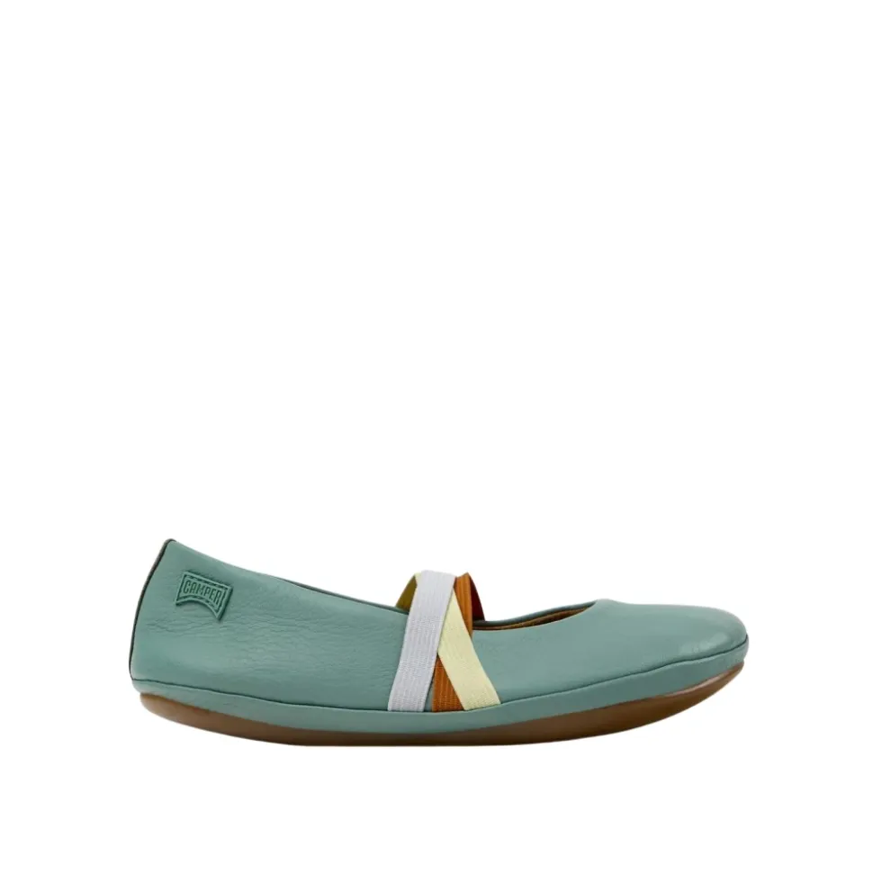 Grüne Bequeme Kinder Lederschuhe