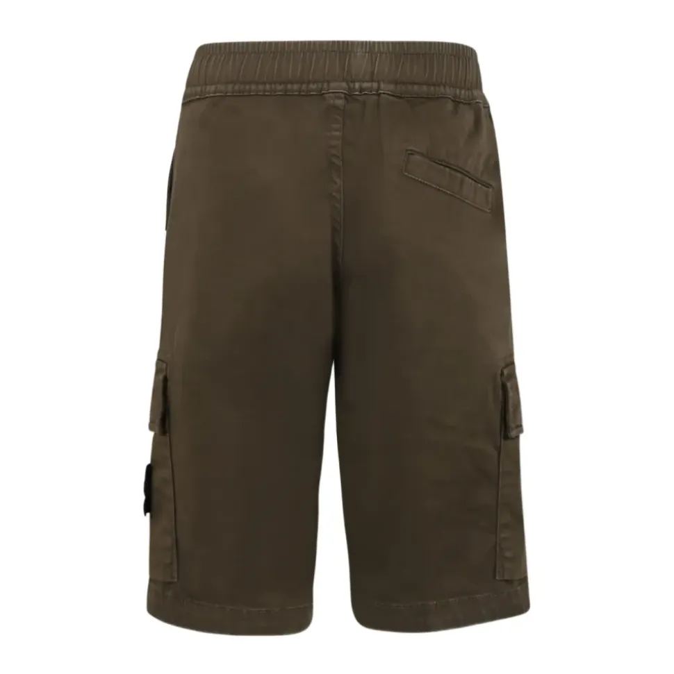 Grüne Bermuda-Shorts