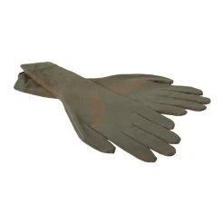 Grüne Gestrickte Handgelenklänge Handschuhe