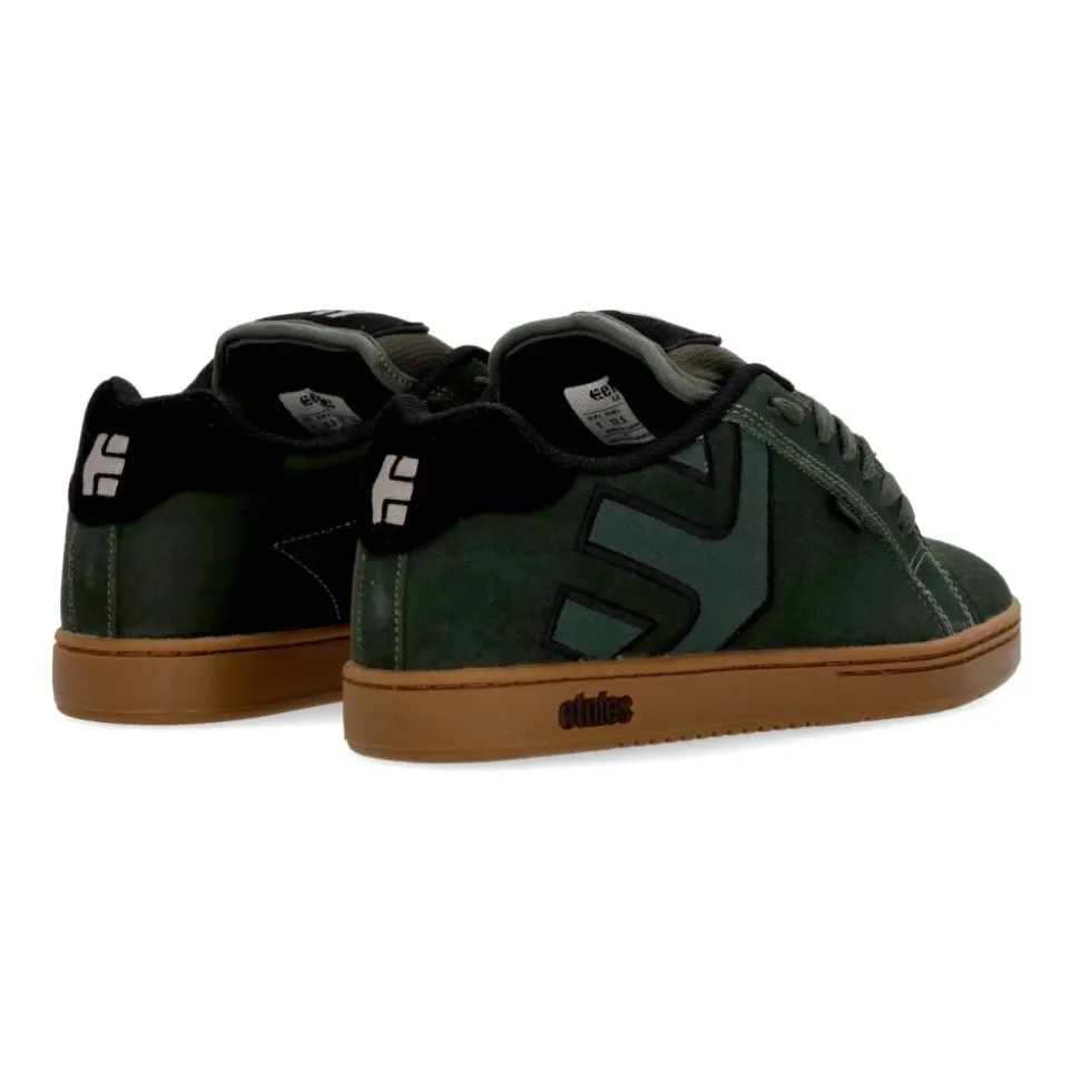 Grüne Skate Schuhe mit Schnürverschluss