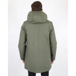 Grüne Technische Parka Jacke