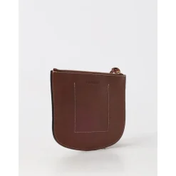 Grüne Zip Clutch