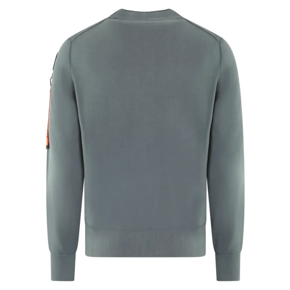 Grüner Basic Pullover für Männer