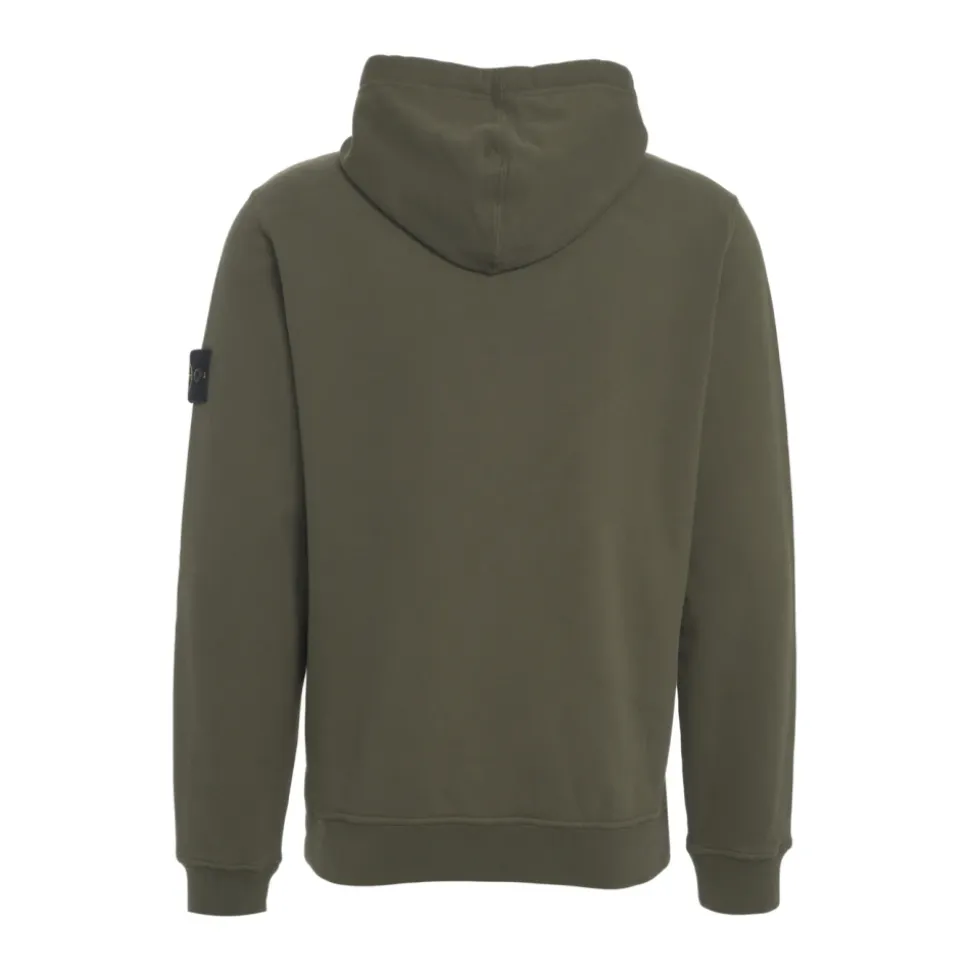 Grüner Kapuzenpullover AW25
