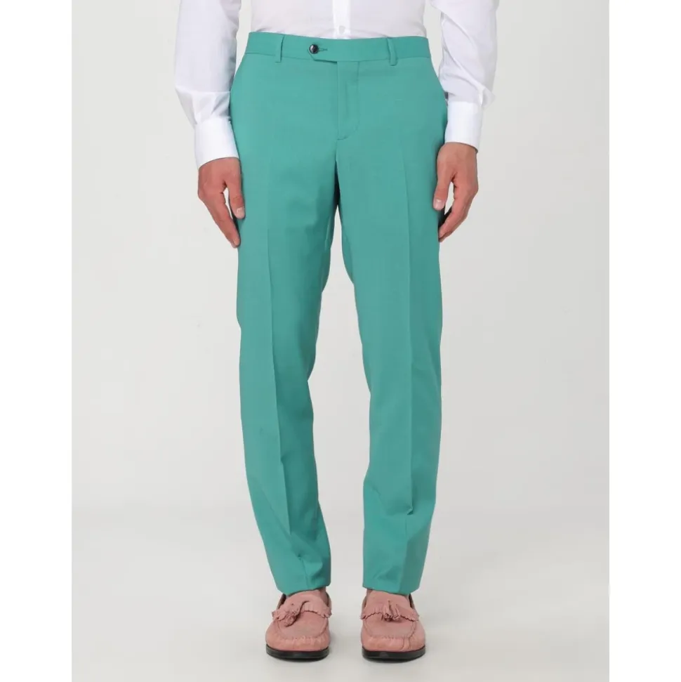 Grüner Slim-Fit Anzug