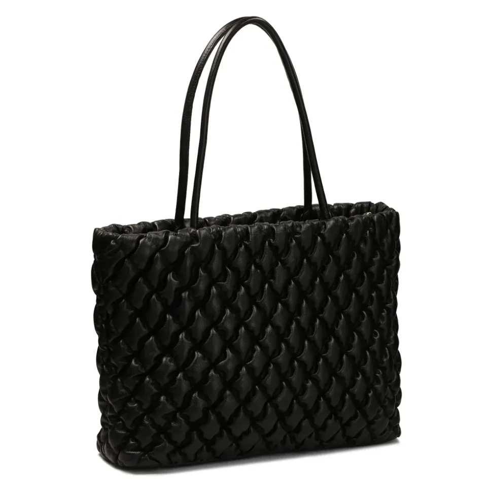 Große gesteppte Schultertasche