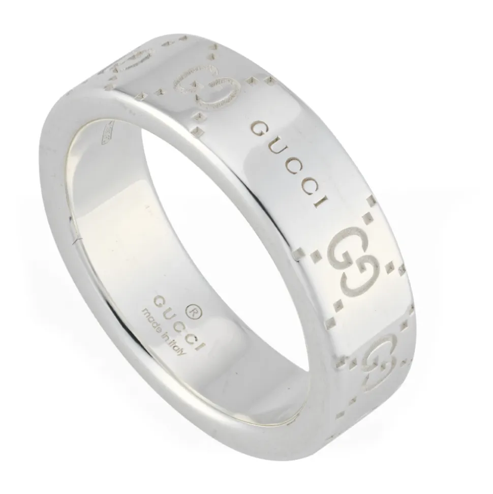 Gucci Signature Ring aus Sterlingsilber