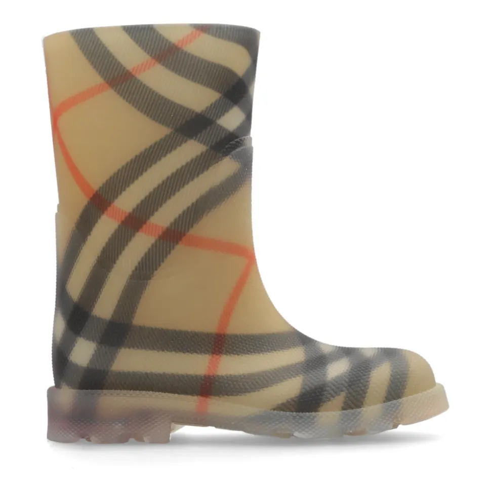 Gummistiefel mit Karomuster